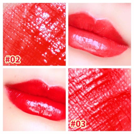 ジューシーラスティングティント/rom&nd/リップティントを使ったクチコミ(2枚目)