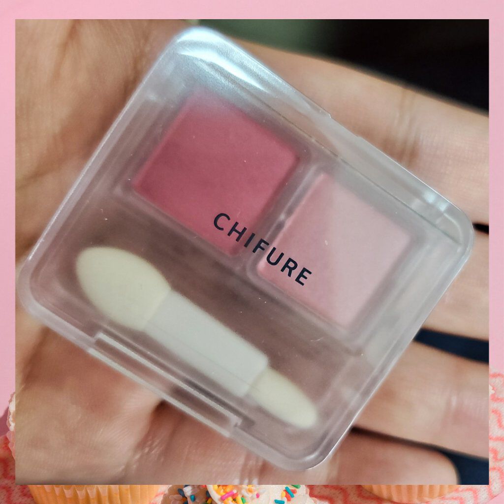 ツイン カラー アイシャドウ/ちふれ/アイシャドウパレットを使ったクチコミ（1枚目）