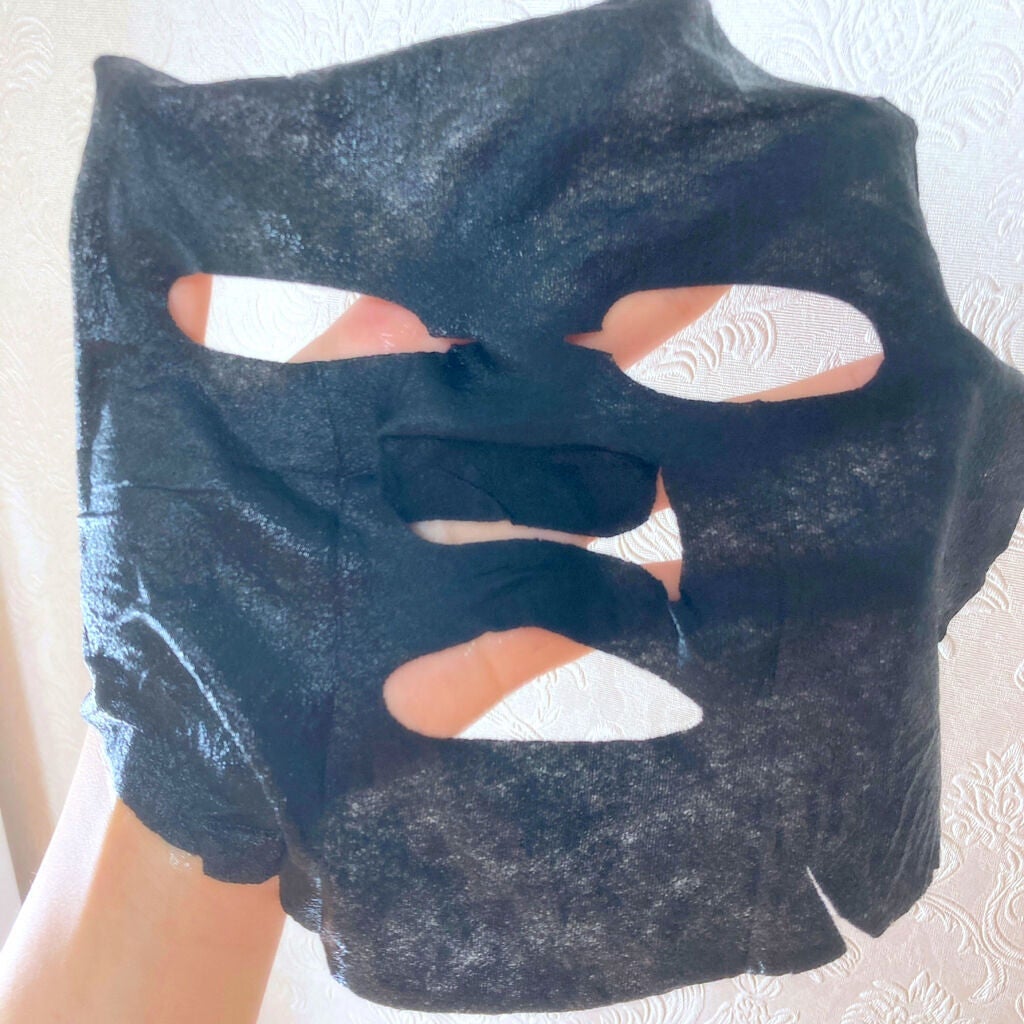 トゥインクルブラック アクアモイスチャーシートマスク/ALFACE+/シートマスク・パックを使ったクチコミ(4枚目)