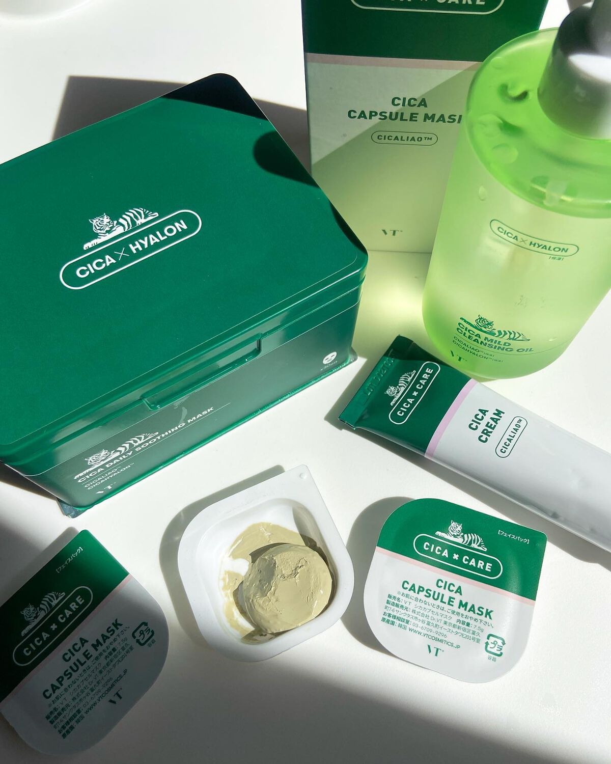 CICA カプセルマスク/VT/洗い流すパック・マスクを使ったクチコミ(1枚目)
