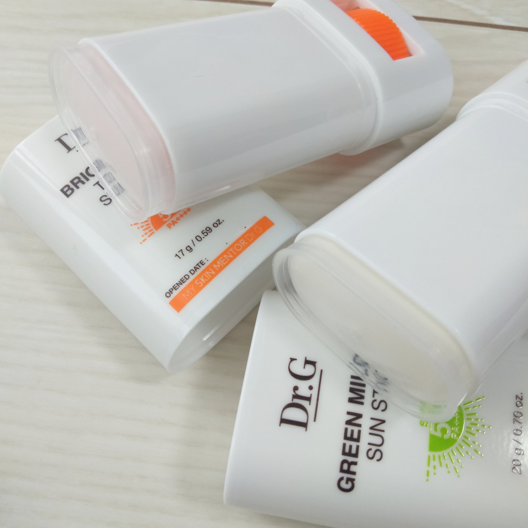 グリーンマイルドサンスティック SPF50+ PA++++/Dr.G/日焼け止めスティックを使ったクチコミ（2枚目）