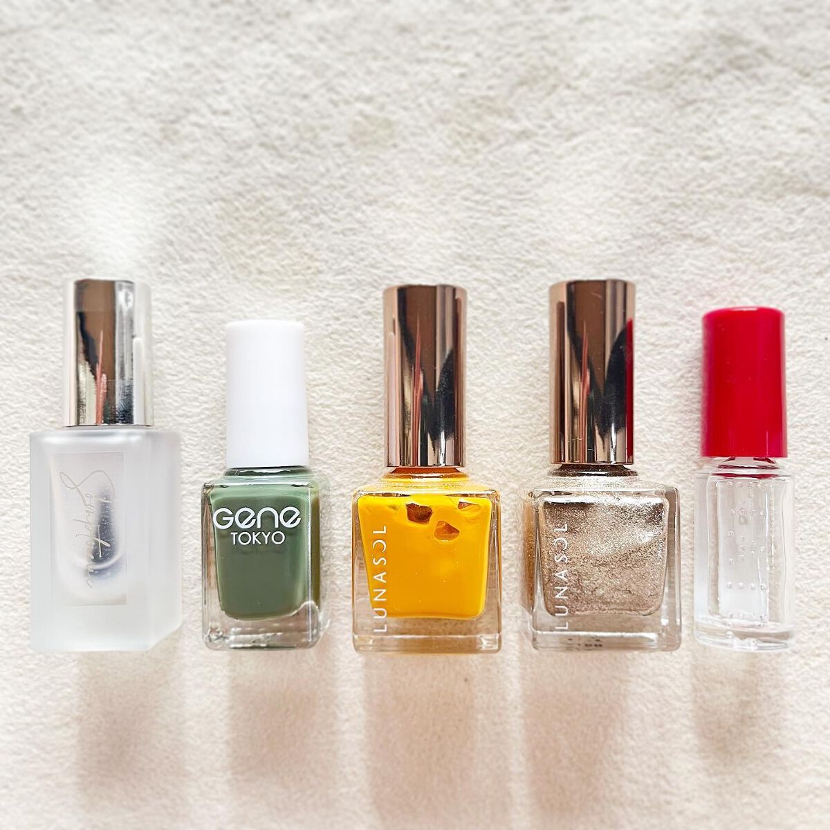 ネイルフィニッシュN EX74 Sand Silver/LUNASOL/マニキュアを使ったクチコミ（1枚目）