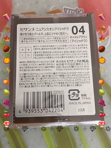 ニュアンスオンアイシャドウ/CEZANNE/アイシャドウパレットを使ったクチコミ（2枚目）