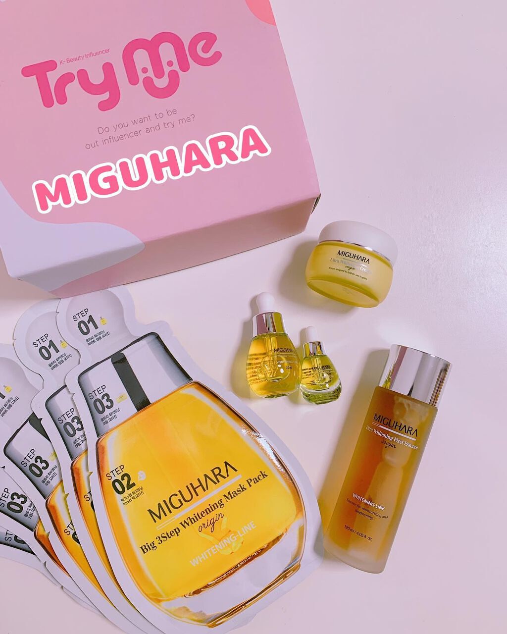 Big3 Step Whitening Mask Pack/MIGUHARA/シートマスク・パックを使ったクチコミ(1枚目)