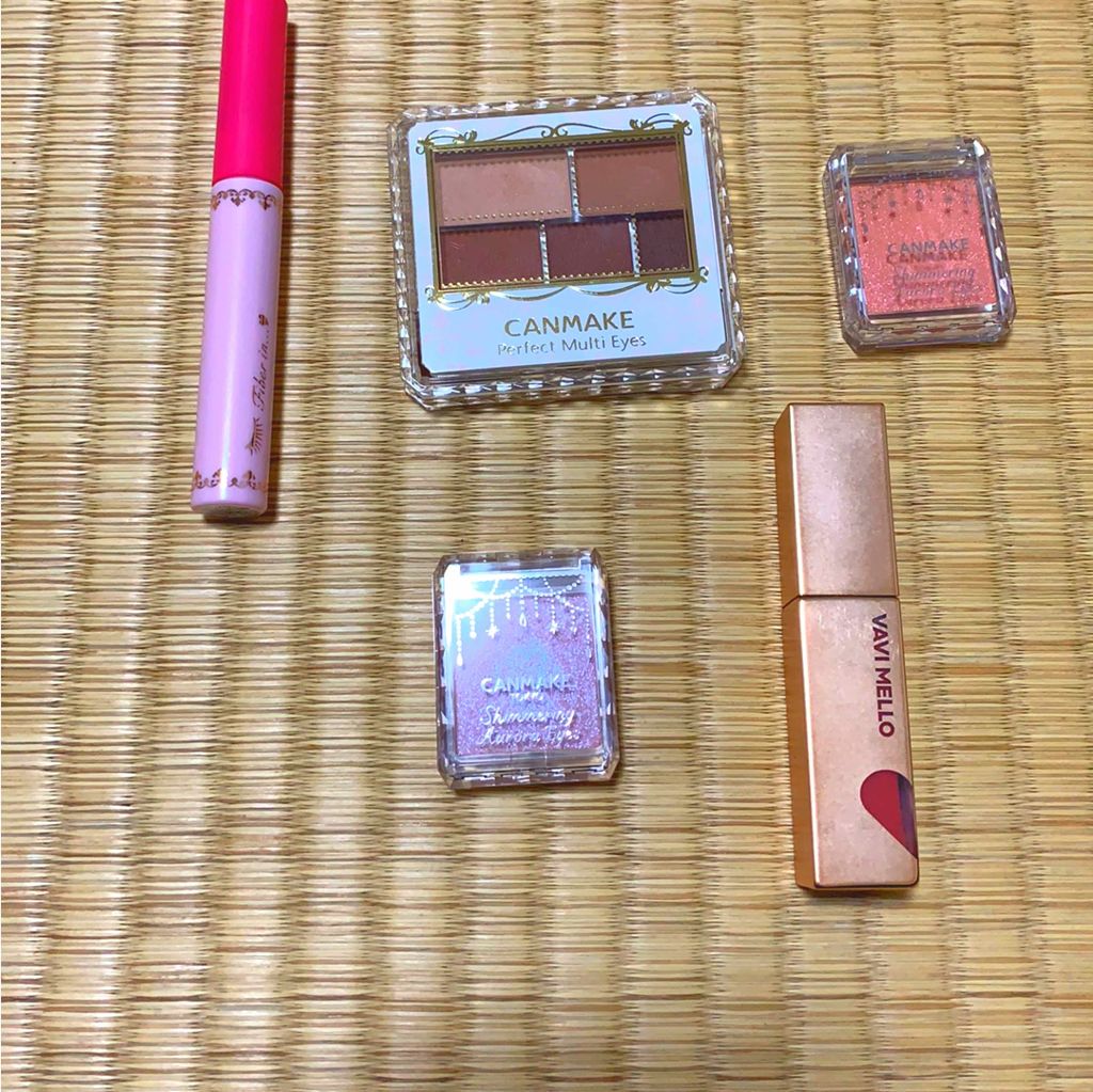 シマリングオーロラアイズ/キャンメイク/単色アイシャドウを使ったクチコミ（1枚目）