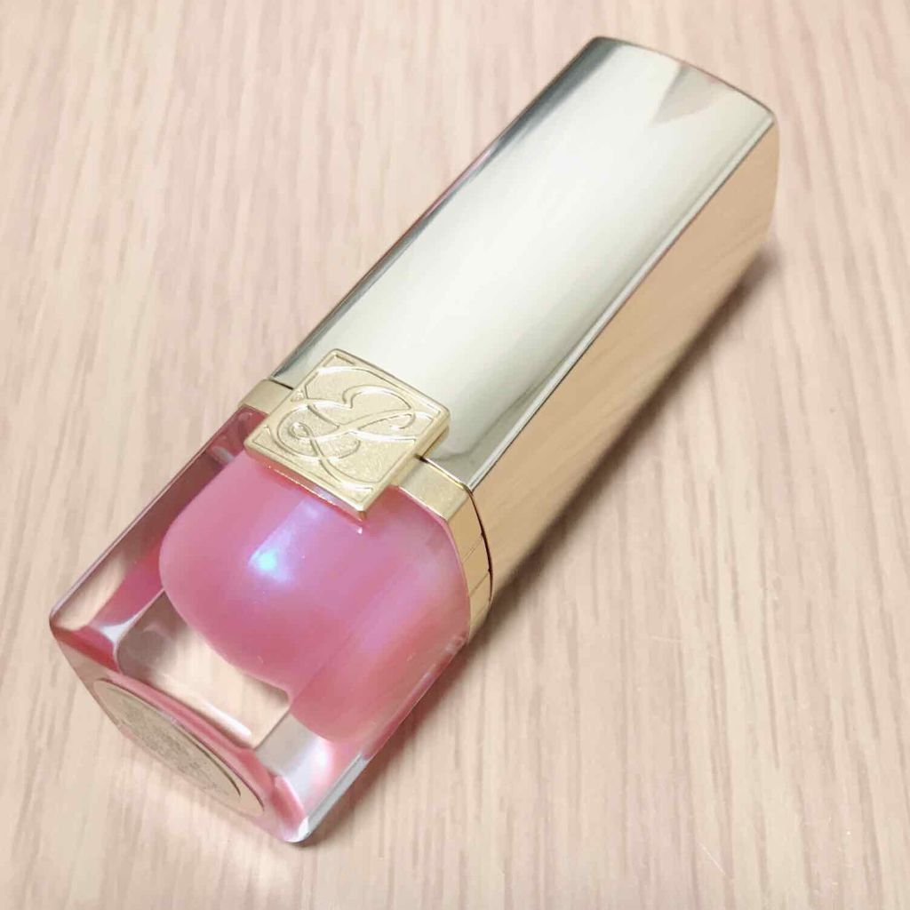 ピュア カラー クリスタル シアー リップスティック 03 クリスタル ピンク クリーム/ESTEE LAUDER/口紅を使ったクチコミ（2枚目）