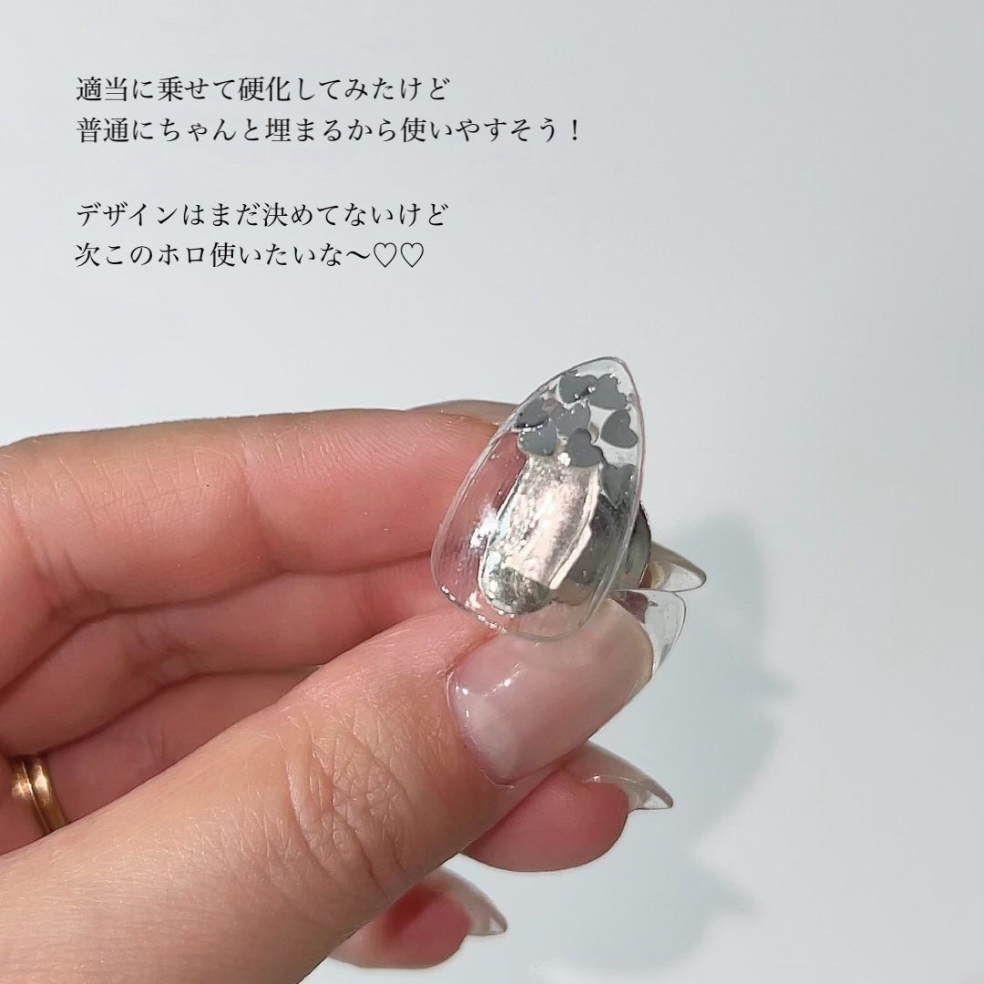 ホログラム/NAILTOWN/ネイル用品を使ったクチコミ(3枚目)