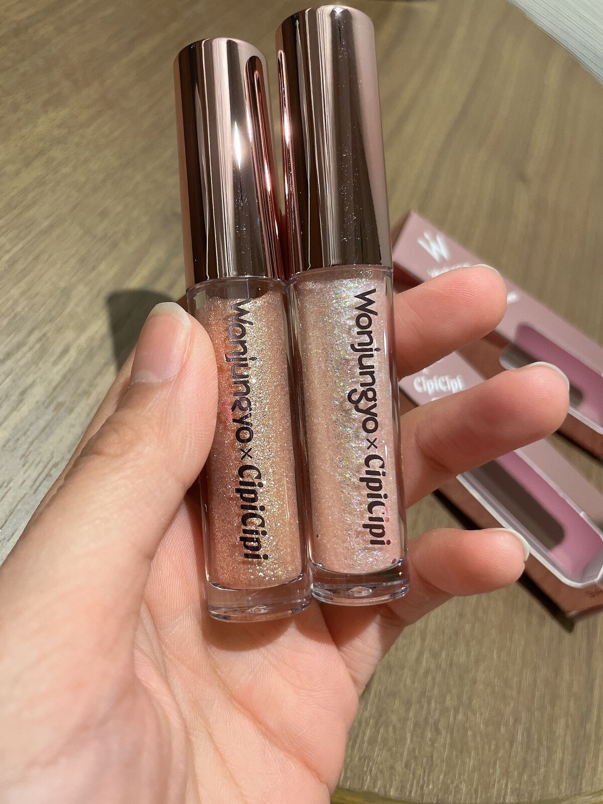 ウォンジョンヨ　ダイヤモンドライナー/Wonjungyo/リキッドアイシャドウを使ったクチコミ（2枚目）