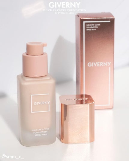 密着カバーファンデーション 17 ポーセリン/GIVERNY/リキッドファンデーションを使ったクチコミ(3枚目)