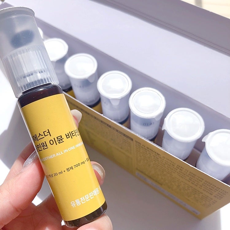 ヨエスターオールインワンイミューンビタミンショット20/ESTHER FORMULA/健康サプリメントを使ったクチコミ(2枚目)