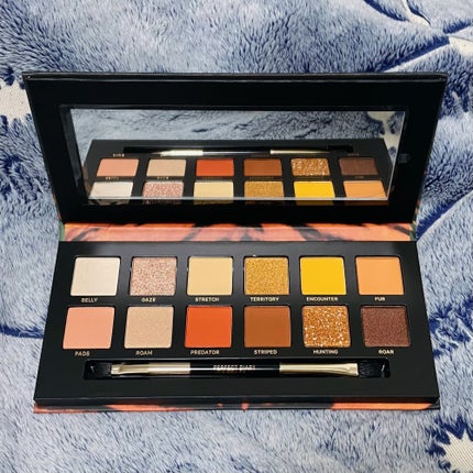 エクスプローラ12色 動物アイシャドウパレット 虎/PERFECT DIARY/アイシャドウパレットを使ったクチコミ(2枚目)