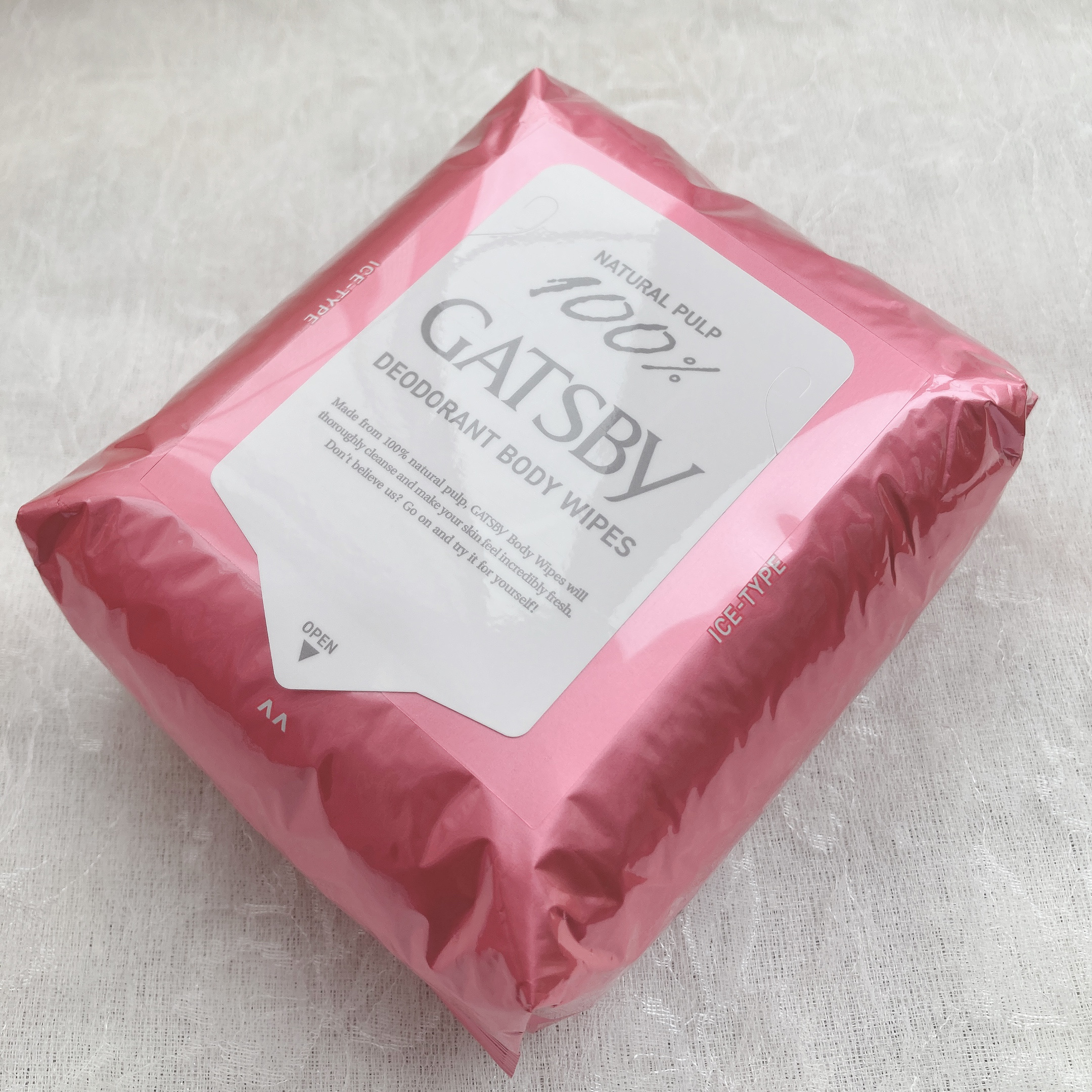 アイスデオドラント ボディペーパーN フリーズピーチ/ギャツビー/ボディシートを使ったクチコミ（3枚目）