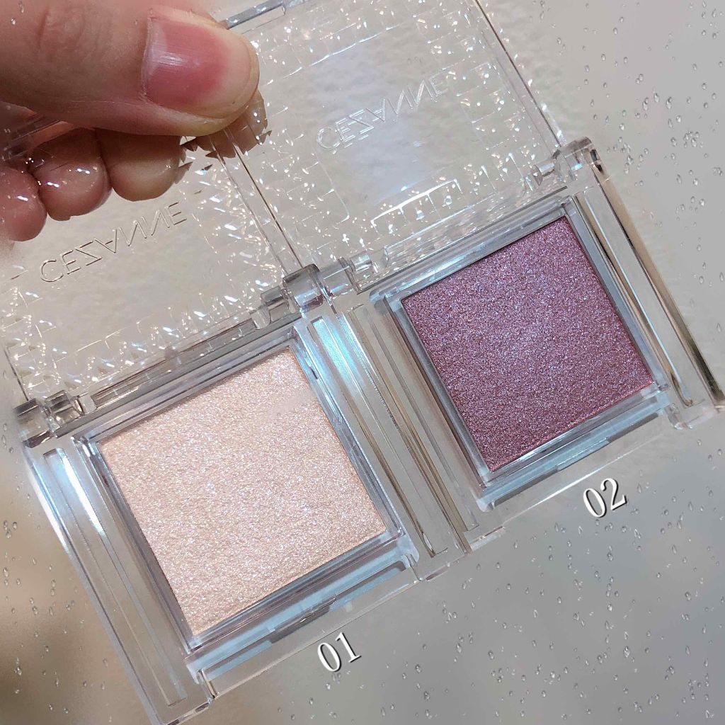 シングルカラーアイシャドウ/CEZANNE/単色アイシャドウを使ったクチコミ(2枚目)