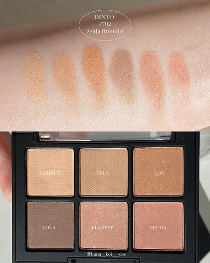 ブラーフィニシュシャドウパレット/Dinto/アイシャドウパレットを使ったクチコミ(6枚目)