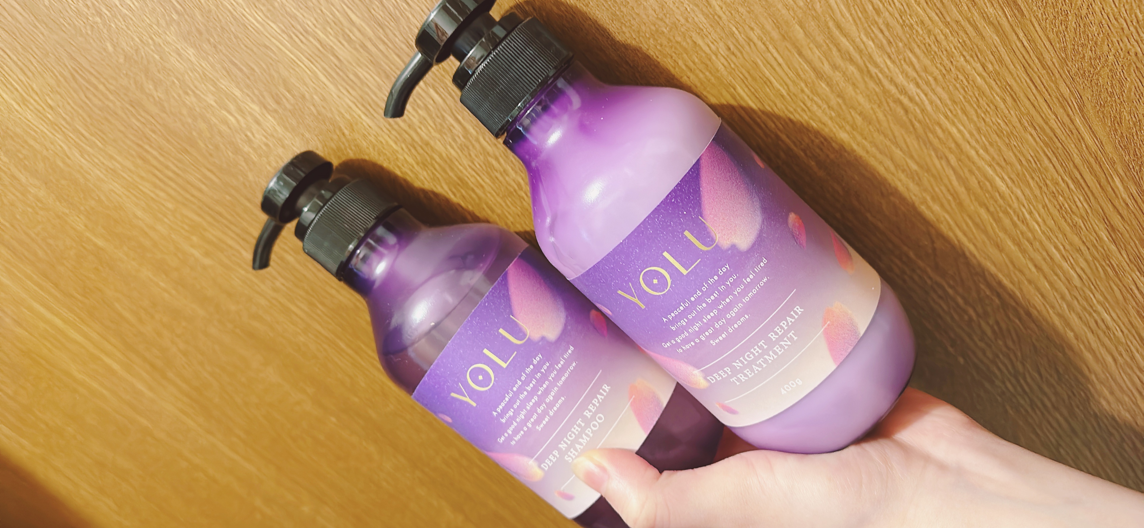 試してみた】YOLU ヨル サクラ カームナイトリペアシャンプー
