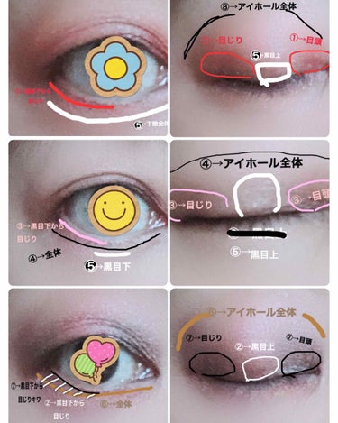 UR GLAM　BLOOMING EYE COLOR PALETTE/U R GLAM/アイシャドウパレットを使ったクチコミ（2枚目）