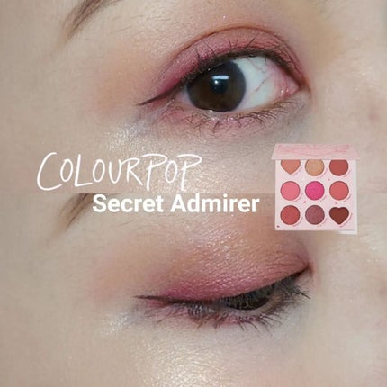 Secret Admirer/ColourPop/アイシャドウパレットを使ったクチコミ(1枚目)