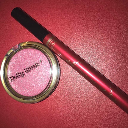 リキッドアイライナー ウォータープルーフ スーパーブラック/ドーリーウインク/リキッドアイライナーを使ったクチコミ(1枚目)