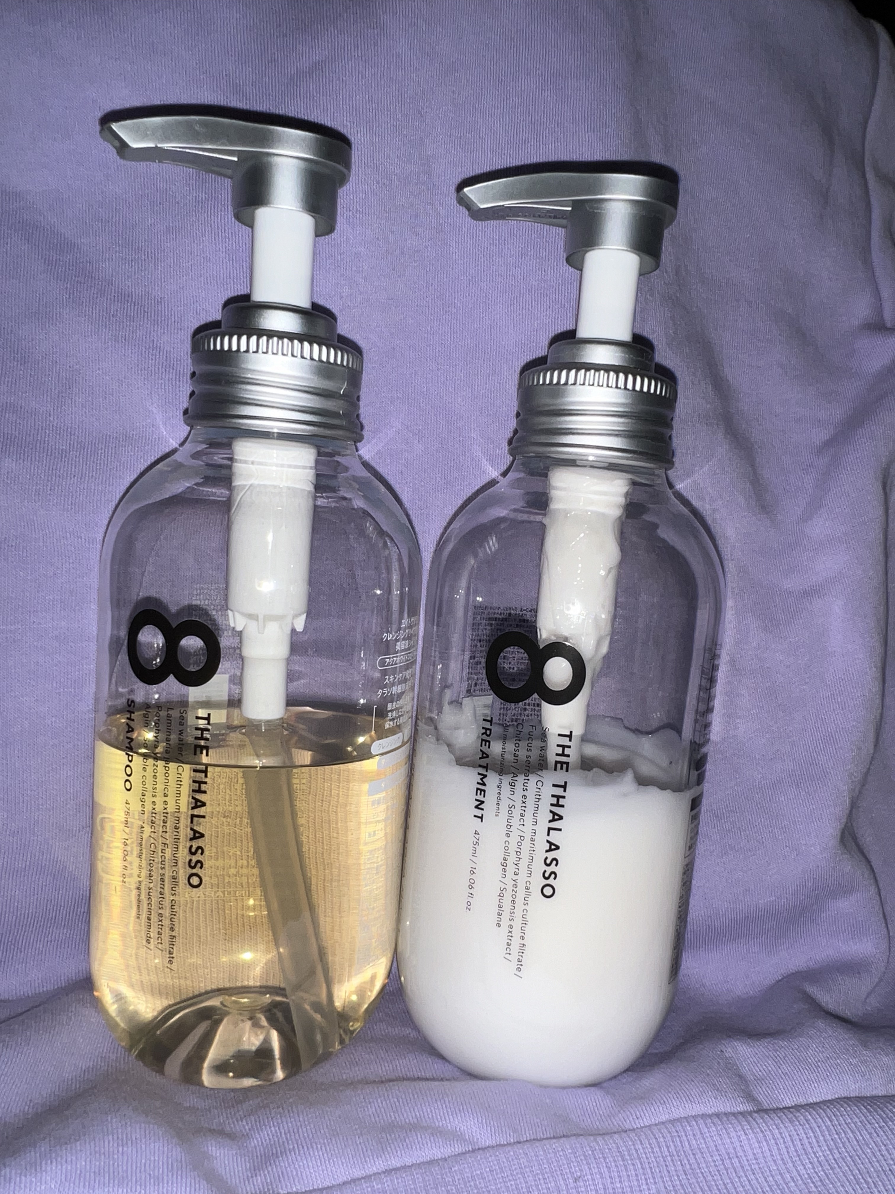 [旧商品]クレンジングリペア＆モイスト 美容液シャンプー／ディープリペア＆アクアモイスト 美容液トリートメント/エイトザタラソ/市販シャンプーを使ったクチコミ（1枚目）