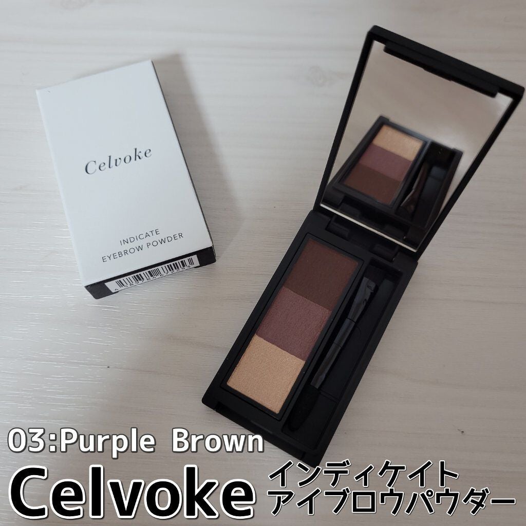 セルヴォーク インディケイトアイブロウパウダー/Celvoke/パウダーアイブロウを使ったクチコミ(1枚目)