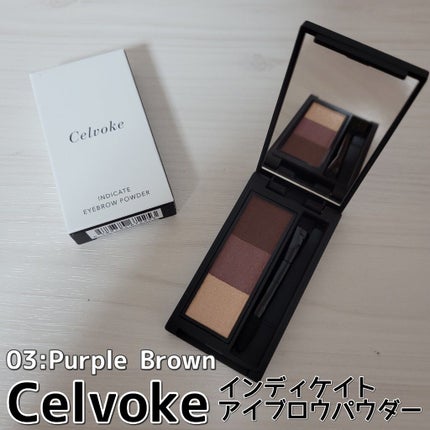 セルヴォーク インディケイトアイブロウパウダー/Celvoke/パウダーアイブロウを使ったクチコミ(1枚目)
