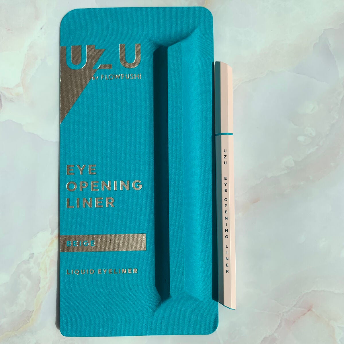EYE OPENING LINER/UZU BY FLOWFUSHI/リキッドアイライナーを使ったクチコミ(1枚目)