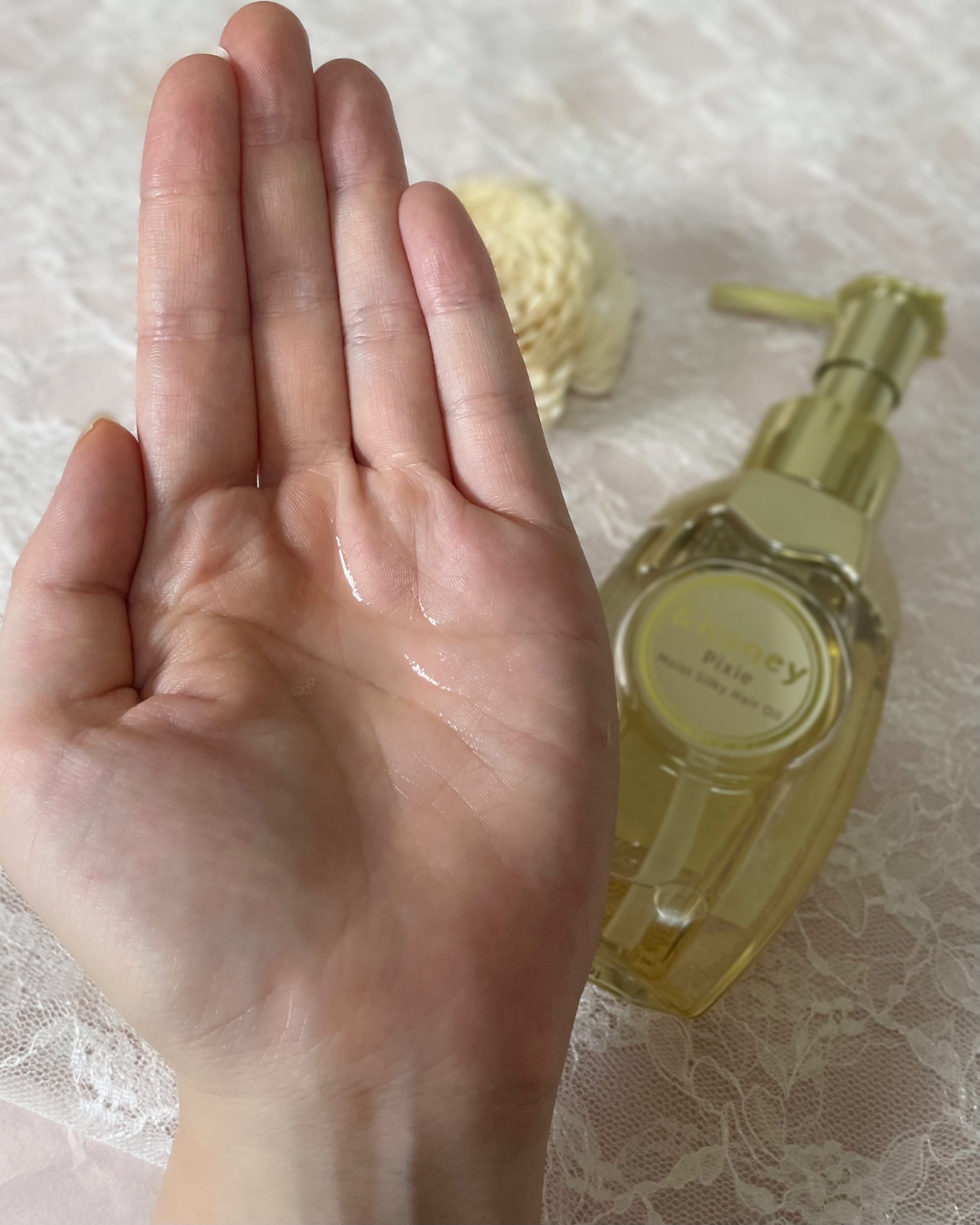 アンドハニー ピクシー モイストシルキー ヘアオイル3.0/&honey/ヘアオイルを使ったクチコミ（2枚目）