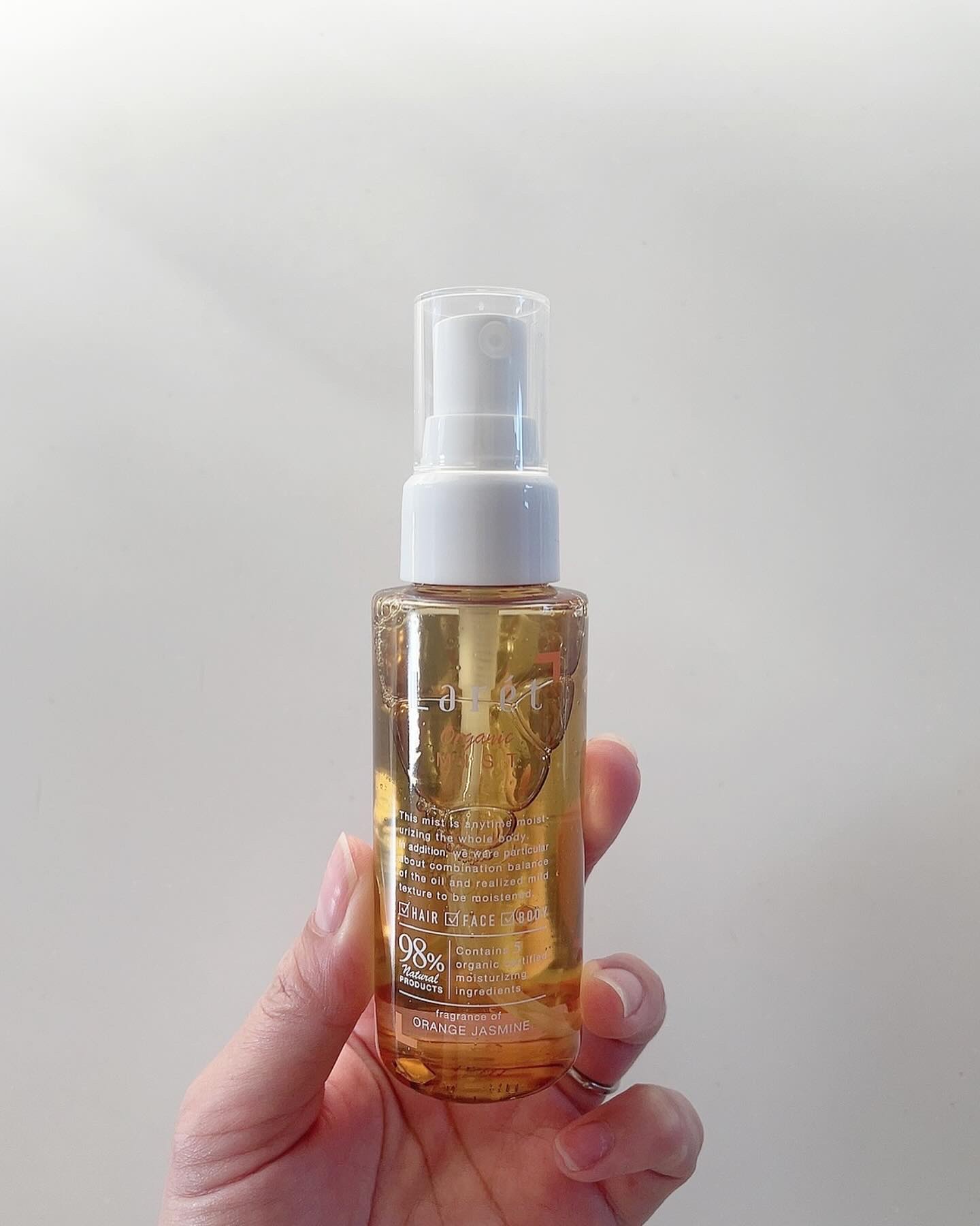 オーガニックミスト/Laret/ミスト状化粧水を使ったクチコミ（2枚目）