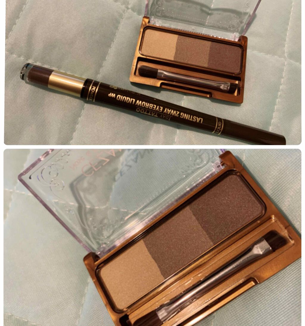 ラスティングツーウェイアイブロウ リキッド(旧) 04 グレイッシュブラウン/K-パレット/リキッドアイブロウを使ったクチコミ（2枚目）