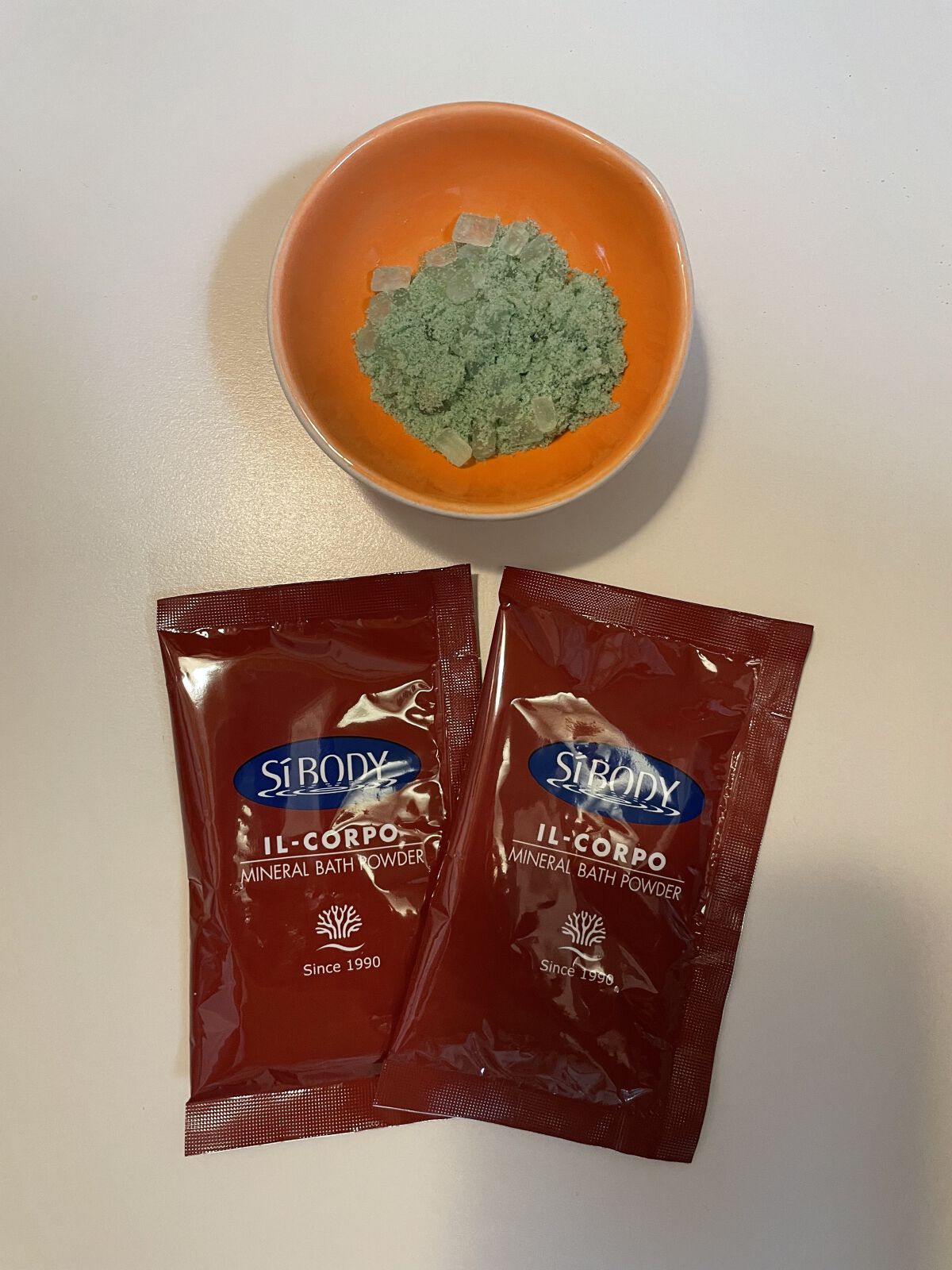 ミネラルバスパウダーオリジナル/イルコルポ/無機塩系入浴剤を使ったクチコミ（1枚目）