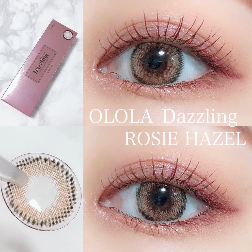 ダズリング3カラーワンデー(Dazzling 3color 1day )/OLOLA/ワンデー(1DAY)カラコンを使ったクチコミ(1枚目)