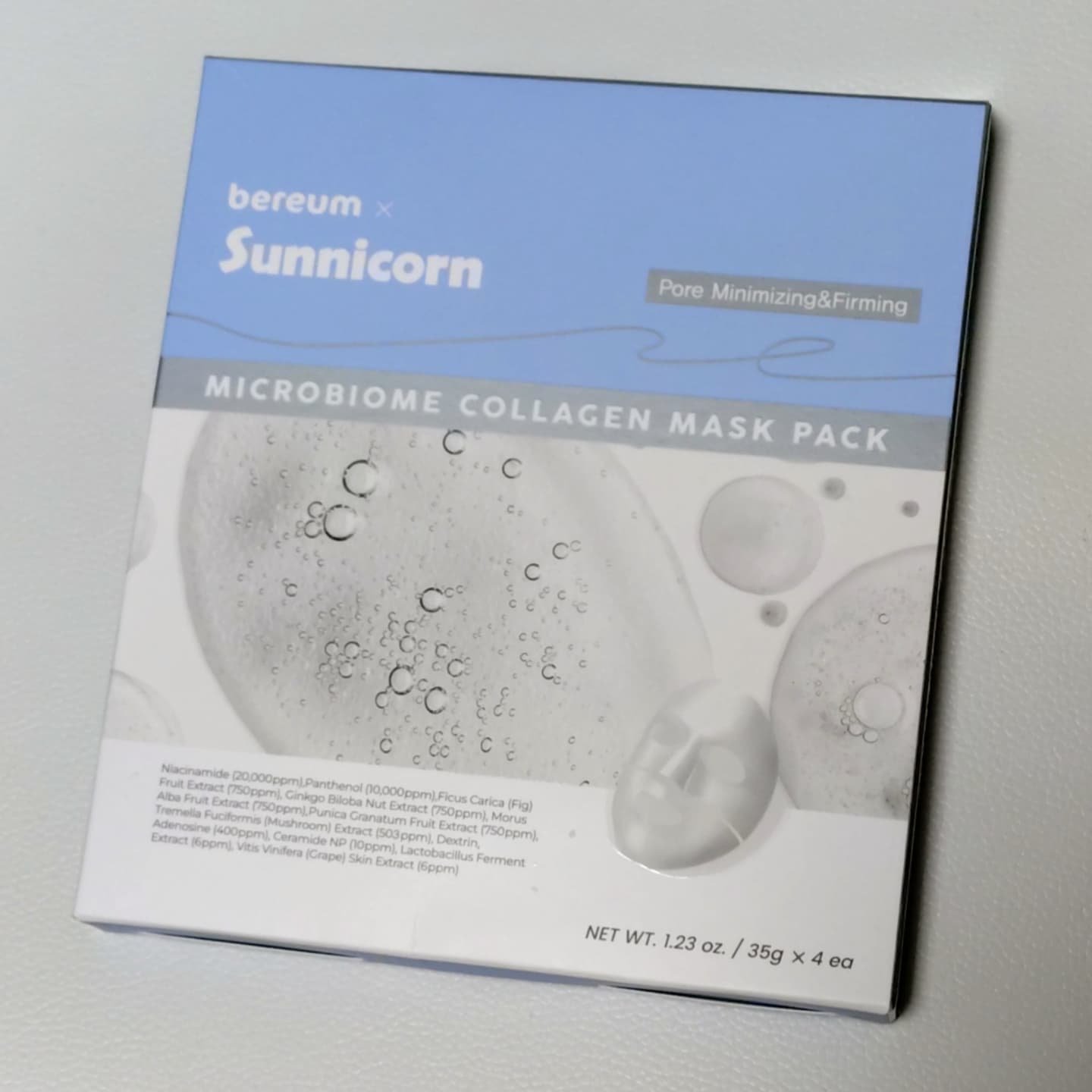 マイクロバイオームコラーゲンマスクパック/Sunnicorn/シートマスク・パックを使ったクチコミ（1枚目）