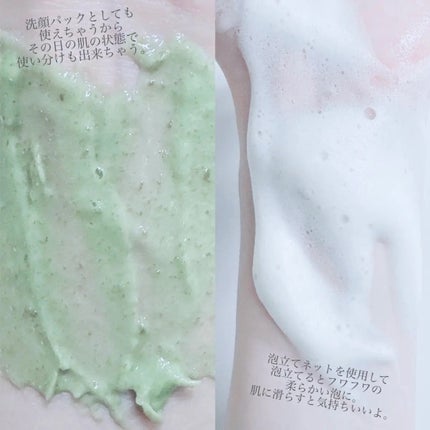 アレンシアフレッシュもちソープ「ロイヤルブルーヒソップ」/アレンシア/その他洗顔料を使ったクチコミ(3枚目)