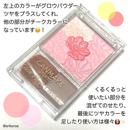 グロウフルールチークス/キャンメイク/パウダーチークを使ったクチコミ(2枚目)