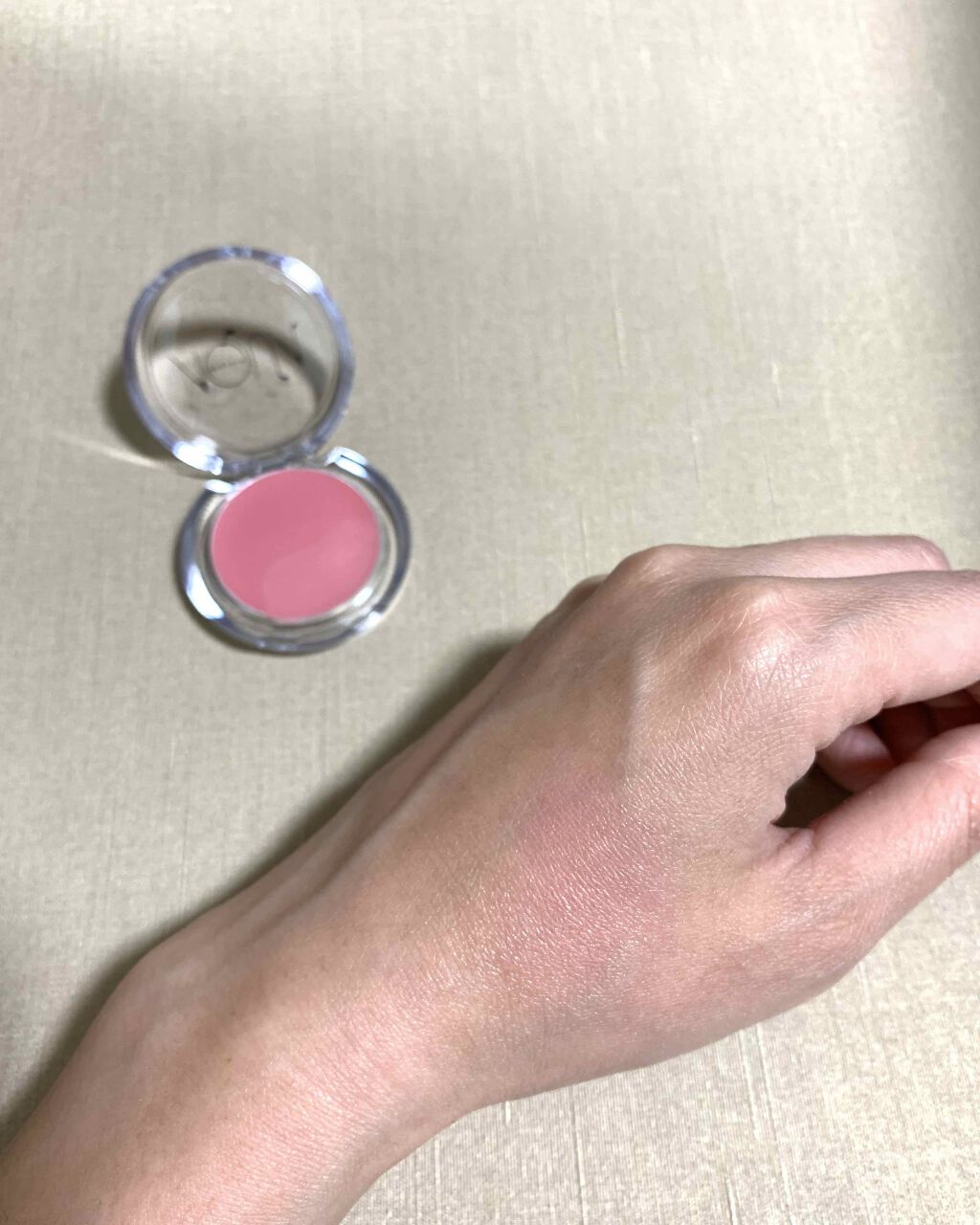 オーガニッククリームチーク/アクア・アクア/ジェル・クリームチークを使ったクチコミ（1枚目）