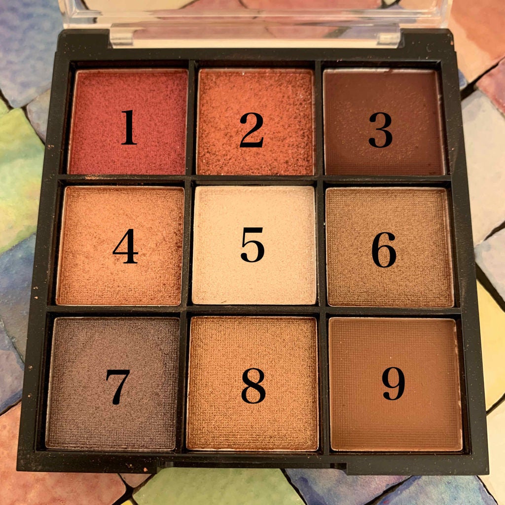 UR GLAM BLOOMING EYE COLOR PALETTE/U R GLAM/アイシャドウパレットを使ったクチコミ(3枚目)