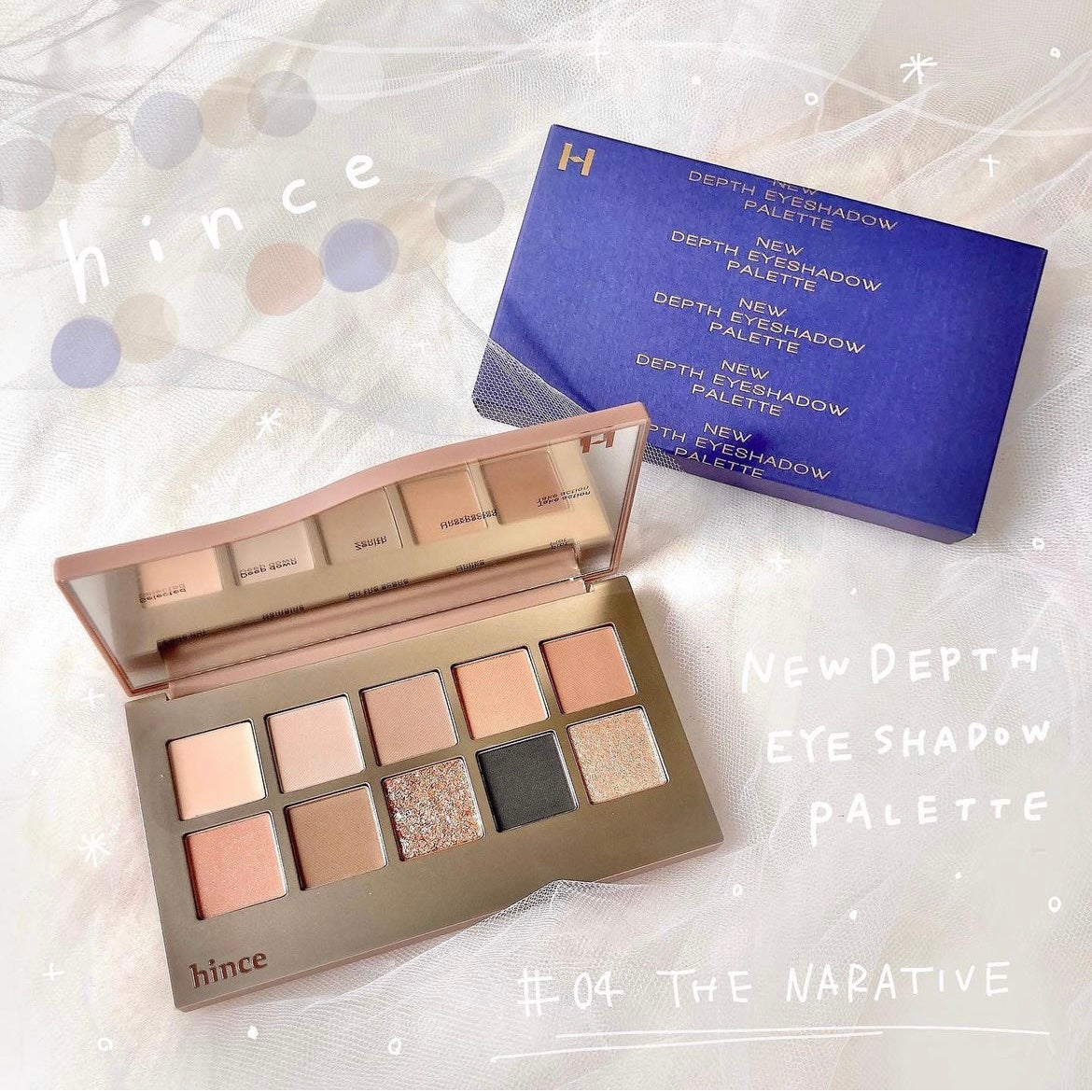 ニューデップスアイシャドウパレット/hince/アイシャドウパレットを使ったクチコミ(1枚目)
