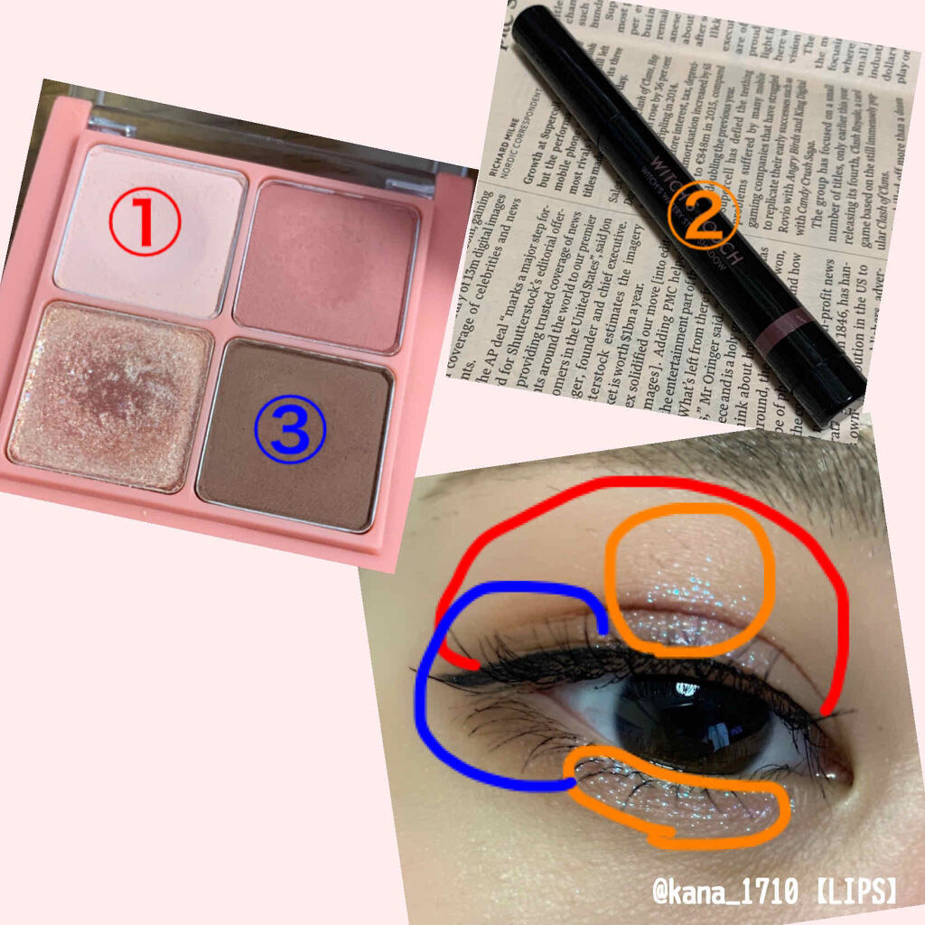 ウォータリースティックシャドウ/Witch's Pouch/スティックアイシャドウを使ったクチコミ（2枚目）