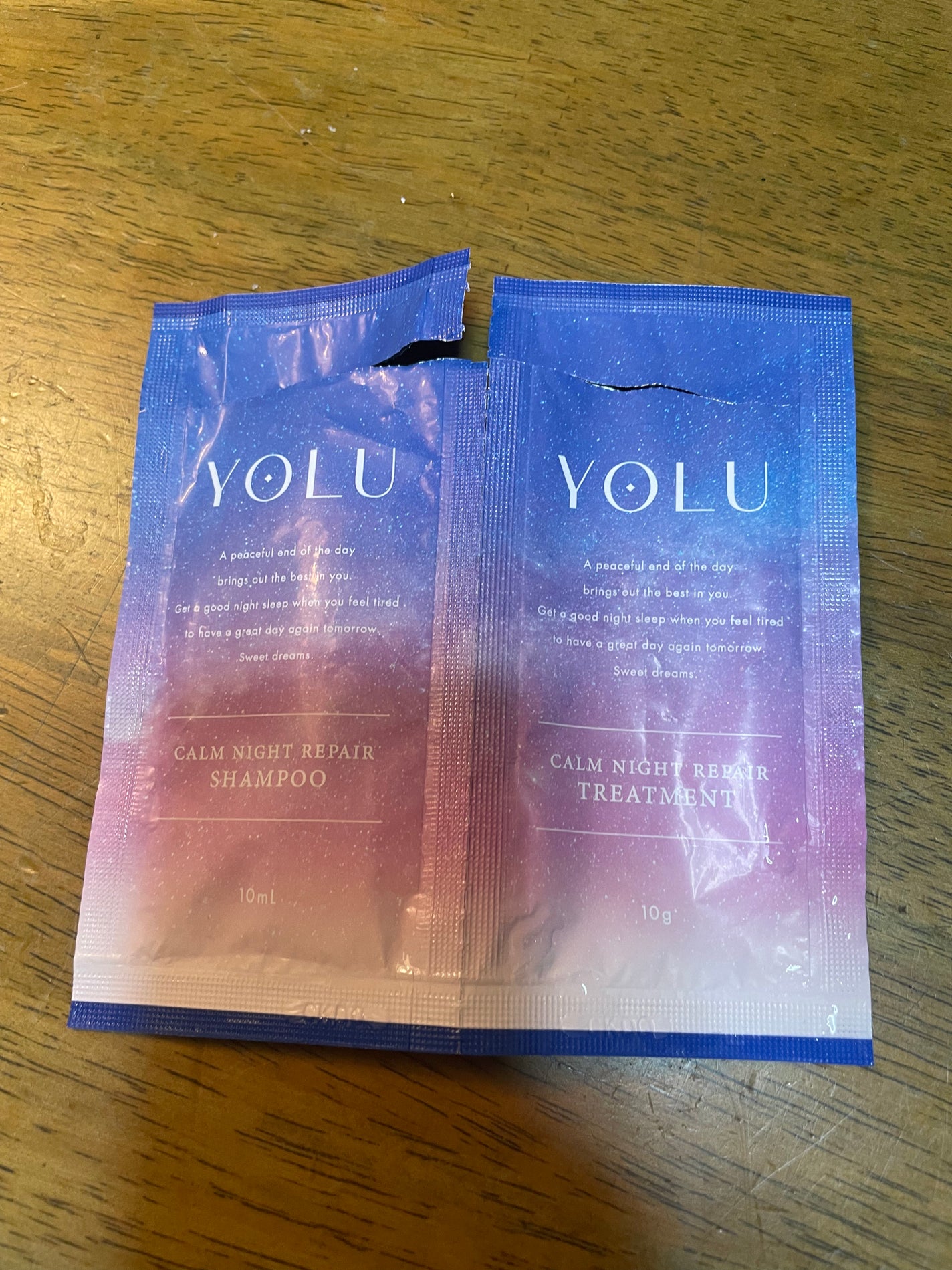 カームナイトリペアシャンプー/トリートメント/YOLU/市販シャンプーを使ったクチコミ(1枚目)