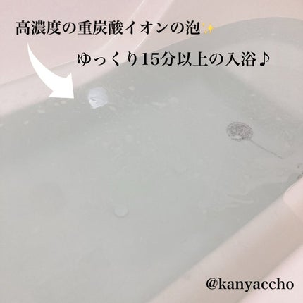 HOT TAB NATURAL ZEN SHOWER/HOT TAB/炭酸系入浴剤を使ったクチコミ(3枚目)
