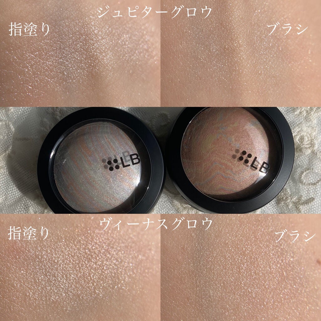 マーブルハイライター/LB/パウダーチークを使ったクチコミ(3枚目)