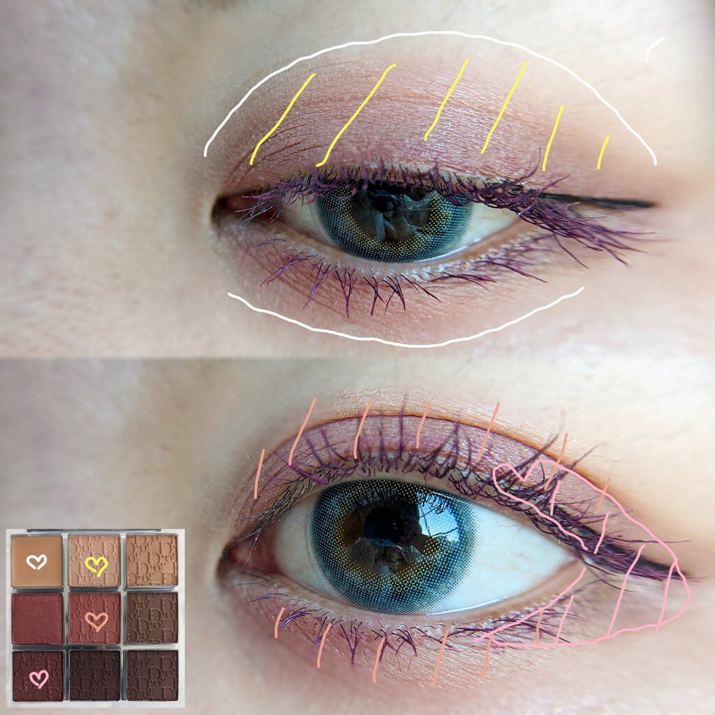 ディオール バックステージ アイ パレット/Dior/アイシャドウパレットを使ったクチコミ（2枚目）