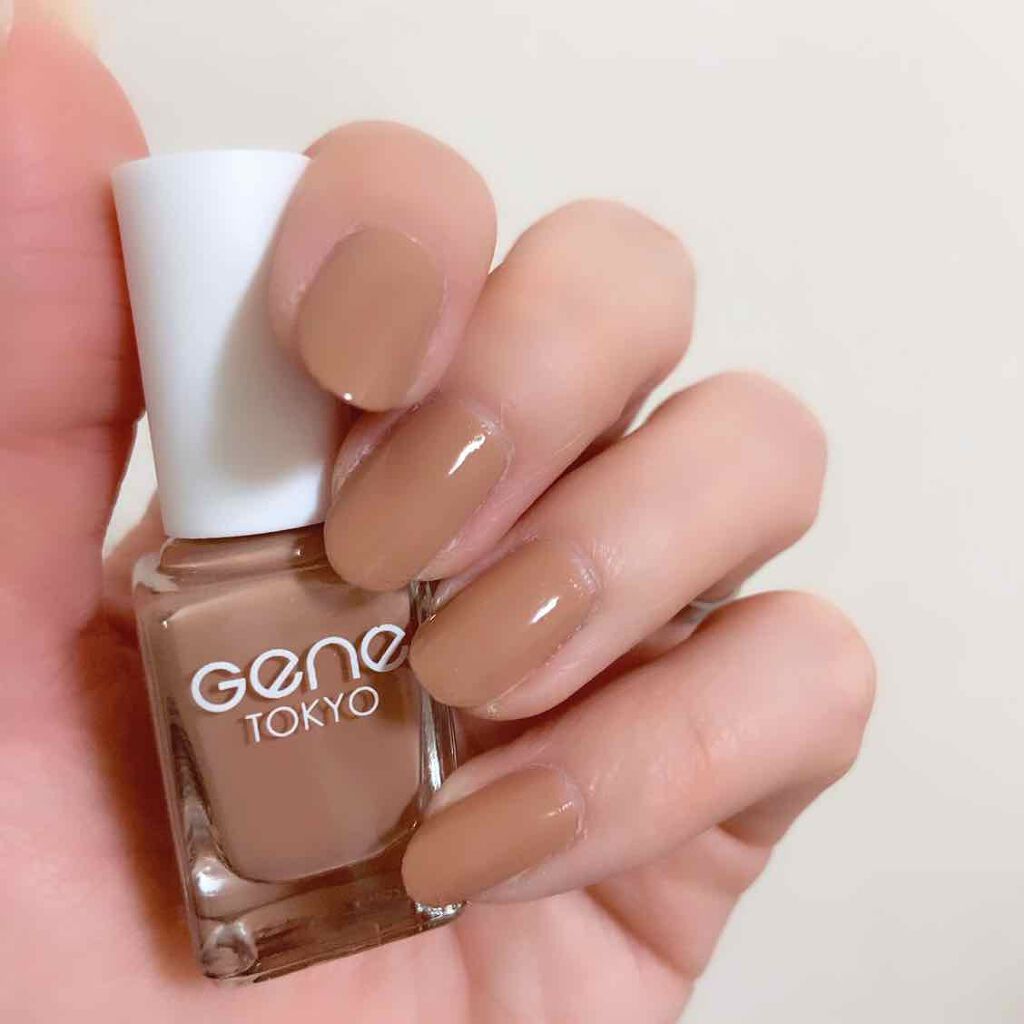 Gene Tokyo ネイル Daisoの口コミ 超優秀 100均で買えるおすすめマニキュア Geneネイル キャメ By Miko 混合肌 Lips