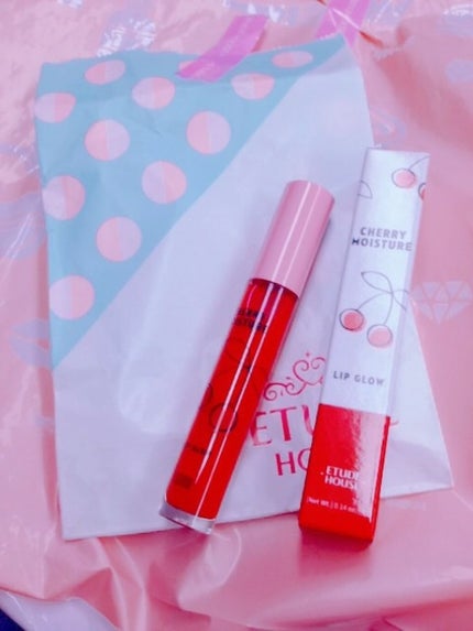チェリーモイスチャー リップグロウ/ETUDE/リップグロスを使ったクチコミ(1枚目)