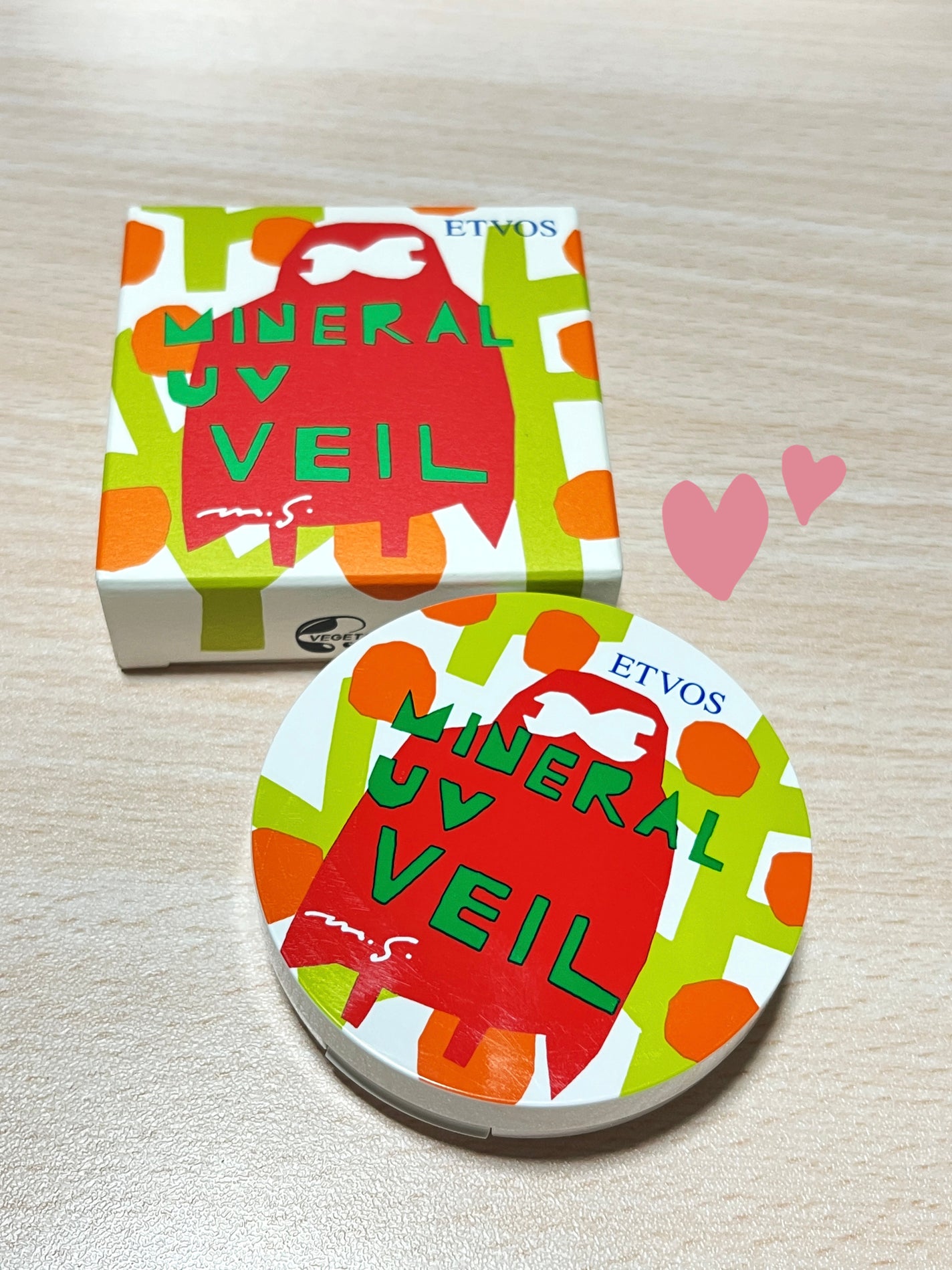 ミネラルUVベール/エトヴォス/プレストパウダーを使ったクチコミ(1枚目)