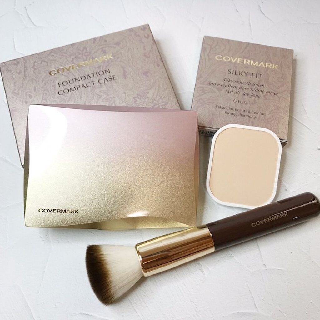 シルキー フィット/COVERMARK/パウダーファンデーションを使ったクチコミ（1枚目）