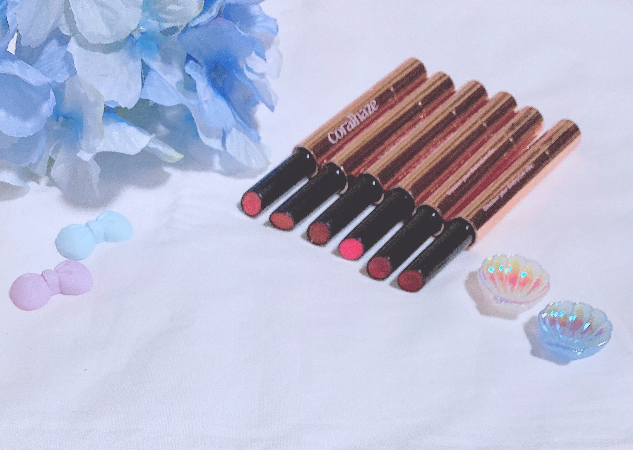 ボリューマイジングフォンデュリップ/Coralhaze/口紅を使ったクチコミ（2枚目）