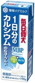 毎日骨太 MBP® 1日分のカルシウム のむヨーグルト / 雪印メグミルク