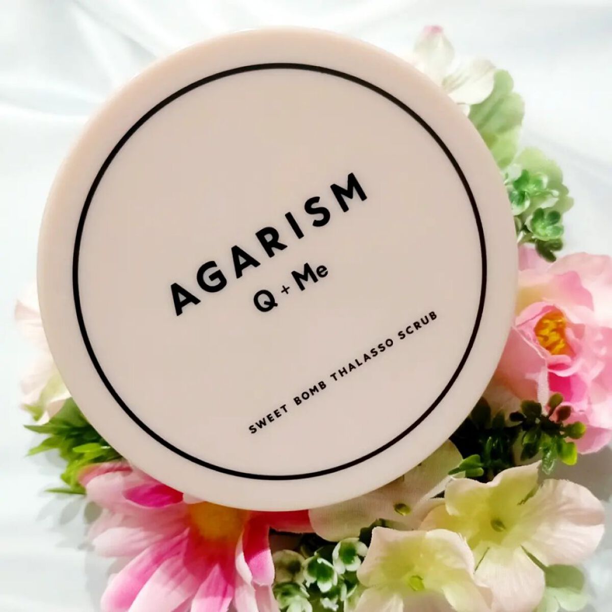 Q+Me スウィート ボム タラソ スクラブ/AGARISM/バストケア・ヒップケアを使ったクチコミ（1枚目）