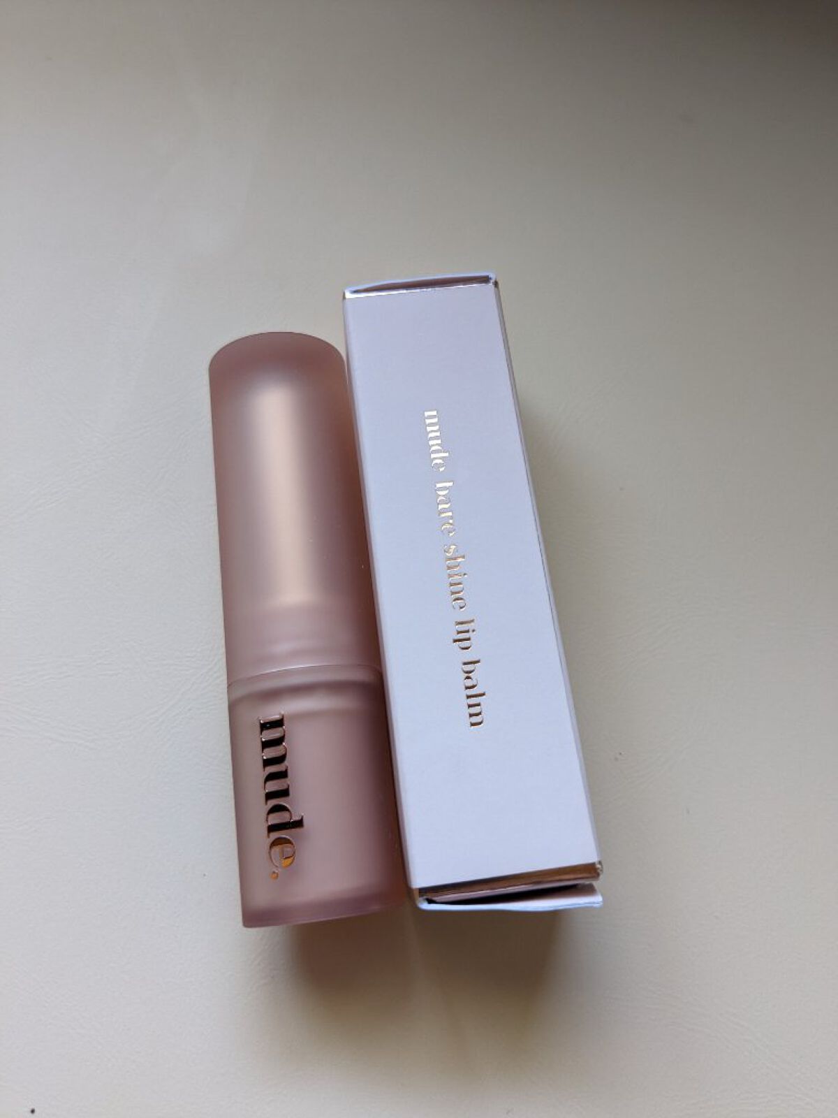 ベアーシャインリップバーム/mude./口紅を使ったクチコミ（2枚目）